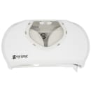 San Jamar R3670WHCL Wall-Mount Toilet Paper Dispenser w/ (2) Roll Capacity - Plastic, White/Clear thumbnail 3