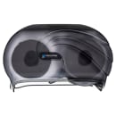 San Jamar R3690TBK Bath Tissue Dispenser - Holds 2 Rolls, Plastic, Black Pearl thumbnail 2