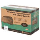 San Jamar R3690TBK Bath Tissue Dispenser - Holds 2 Rolls, Plastic, Black Pearl thumbnail 6