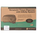 San Jamar R3690TBK Bath Tissue Dispenser - Holds 2 Rolls, Plastic, Black Pearl thumbnail 7