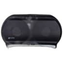 San Jamar R4000TBK Bath Tissue Dispenser, (2) 9" Jumbo Rolls, Translucent Black Pearl thumbnail 2