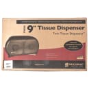 San Jamar R4000TBL Bath Tissue Dispenser, (2) 9" Jumbo Rolls, Translucent Blue thumbnail 7