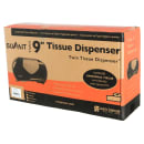 San Jamar R4070BKSS Toilet Paper Dispenser - Fits (2) 9" Jumbo Rolls, Black/Stainless thumbnail 6