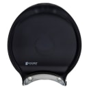 San Jamar R6000TBK 12" Single Jumbo Toilet Tissue Dispenser, Multi-Directional Tearing, Classic, Black thumbnail 2