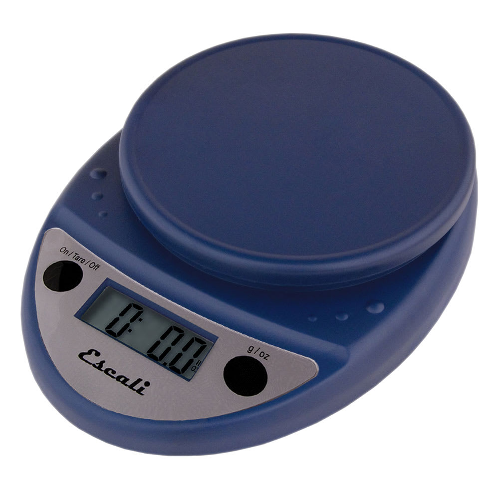 San Jamar SCDG11BLR Escali 11 lb Digital Scale - 8 1/2" x 6", Royal Blue