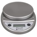 San Jamar SCDG11M Escali 11 lb Round Digital Scale - 8 1/2" x 6", Metallic thumbnail 3