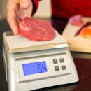 San Jamar SCDG13 Escali 13 lb Digital Scale w/ Removable Platform - 7 1/4" x 9 3/4", Stainless thumbnail 6