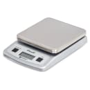 San Jamar SCDG13LP Escali 13 lb Digital Scale w/ Removable Platform - 5 3/4" x 8 1/4", Stainless thumbnail 2