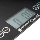 San Jamar SCDG15BK Escali 15 lb Digital Scale w/ Glass Platform - 9" x 6 1/2", Black thumbnail 6