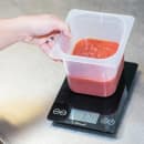 San Jamar SCDG15BK Escali 15 lb Digital Scale w/ Glass Platform - 9" x 6 1/2", Black thumbnail 7