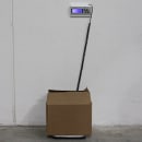 San Jamar SCDG264 264 lb Industrial Receiving Scale w/ Remote Display - 11 1/2" x 11", Stainless thumbnail 8