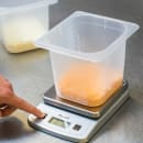 San Jamar SCDG2LP Escali 2 lb Digital Scale - 5 3/4" x 8 1/4", Stainless Steel thumbnail 3