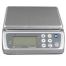San Jamar SCDG33WD 33 lb Rectagular Wash Down Digital Scale - 8 1/4" x 8 1/2", Stainless thumbnail 3