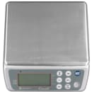 San Jamar SCDG33WD 33 lb Rectagular Wash Down Digital Scale - 8 1/4" x 8 1/2", Stainless thumbnail 4