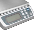 San Jamar SCDG33WD 33 lb Rectagular Wash Down Digital Scale - 8 1/4" x 8 1/2", Stainless thumbnail 6