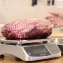 San Jamar SCDGM66 Escali 66 lb Square Digital Scale w/ Removable Platform - 10 1/4" x 12", Stainless Steel thumbnail 8