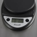 San Jamar SCDGP11BK Escali 11 lb Round Digital Scale w/ Removable Platform - 6" x 8 1/2", Charcoal Black thumbnail 2