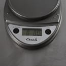 San Jamar SCDGP11M Escali 11 lb Round Digital Scale w/ Removable Platform - 6" x 8 1/2", Metallic thumbnail 2