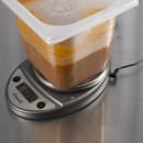 San Jamar SCDGP11M Escali 11 lb Round Digital Scale w/ Removable Platform - 6" x 8 1/2", Metallic thumbnail 5