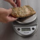 San Jamar SCDGP11M Escali 11 lb Round Digital Scale w/ Removable Platform - 6" x 8 1/2", Metallic thumbnail 6