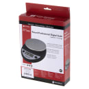 San Jamar SCDGP11RD Escali 11 lb Round Digital Scale w/ Removable Platform - 6" x 8 1/2", Warm Red thumbnail 6