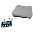 San Jamar SCDGPC13 Escali 13 lb Large Digital Portion Control Scale w/ Removable Platform - 12" x 12", Stainless Steel thumbnail 3