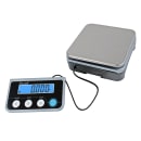 San Jamar SCDGPCM13 Escali 13 lb Digital Portion Control Scale w/ Removable Platform - 9 1/2" x 6 1/4", Stainless thumbnail 3
