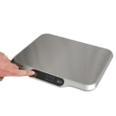 San Jamar SCDGSL33 33 lb Rectangular Wash Down Digital Scale - 12 3/5" x 10", Stainless thumbnail 6