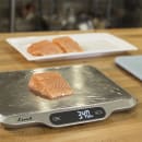 San Jamar SCDGSL33 33 lb Rectangular Wash Down Digital Scale - 12 3/5" x 10", Stainless thumbnail 7