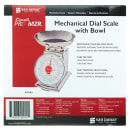 San Jamar SCDLB11 Escali 11 lb Dial Scale w/ Removable Bowl - 6" x 6", Stainless thumbnail 10