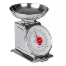 San Jamar SCDLB11 Escali 11 lb Dial Scale w/ Removable Bowl - 6" x 6", Stainless thumbnail 3