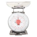 San Jamar SCDLB2 Escali 2 lb Dial Scale w/ Removable Platform - 6" x 6", Stainless thumbnail 2