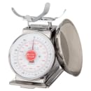 San Jamar SCDLB2 Escali 2 lb Dial Scale w/ Removable Platform - 6" x 6", Stainless thumbnail 3