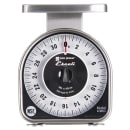 San Jamar SCMDL2 Escali 2 lb Mechanical Dial Scale - 4 5/8" x 6", Stainless Steel thumbnail 2