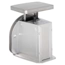 San Jamar SCMDL2 Escali 2 lb Mechanical Dial Scale - 4 5/8" x 6", Stainless Steel thumbnail 4