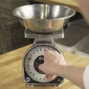 San Jamar SCMDL25 25 lb Dial Scale - 6" x 4 5/8", Stainless thumbnail 5