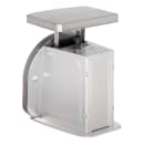 San Jamar SCMDL50 Escali 50 lb Mechanical Dial Scale - 4 5/8" x 6", Stainless Steel thumbnail 6