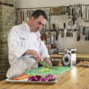 San Jamar SCMDL50 Escali 50 lb Mechanical Dial Scale - 4 5/8" x 6", Stainless Steel thumbnail 7