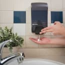 San Jamar SF1300TBK 1300 mL Wall-Mount Foam Soap Dispenser - Manual, Black Pearl thumbnail 7