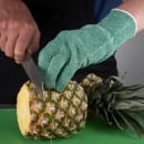 San Jamar SG10-GN-M Medium Cut Resistant Glove - Synthetic Fiber, Green thumbnail 5