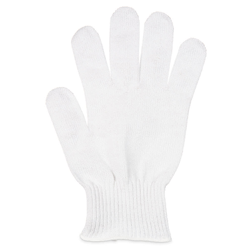 San Jamar SG10-L Large Cut Resistant Glove - Synthetic Fiber, White