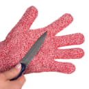 San Jamar SG10-RD-M Medium Cut Resistant Glove - Synthetic Fiber, Red thumbnail 2