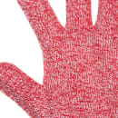 San Jamar SG10-RD-S Small Cut Resistant Glove - Synthetic Fiber, Red thumbnail 3