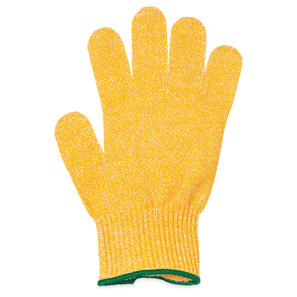 San Jamar SG10-Y-L Large Cut Resistant Glove - Synthetic Fiber, Yellow