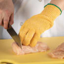 San Jamar SG10-Y-M Medium Cut Resistant Glove - Synthetic Fiber, Yellow thumbnail 5