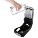San Jamar SH970BKSS Wall Mount Touch Free Soap Dispenser - 5 3/4" x 12 1/4", Black/Stainless thumbnail 4