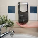 San Jamar SH970BKSS Wall Mount Touch Free Soap Dispenser - 5 3/4" x 12 1/4", Black/Stainless thumbnail 5