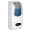 San Jamar SHF970WHCL Wall Mount Touch Free Foam Soap Dispenser - 5 3/4" x 12 1/4", White/Clear thumbnail 3