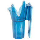 San Jamar SI5000 10 oz Saf-T-Scoop® Round Ice Scoop w/ Knuckle Guard & Guardian™ Holder - Polycarbonate thumbnail 4