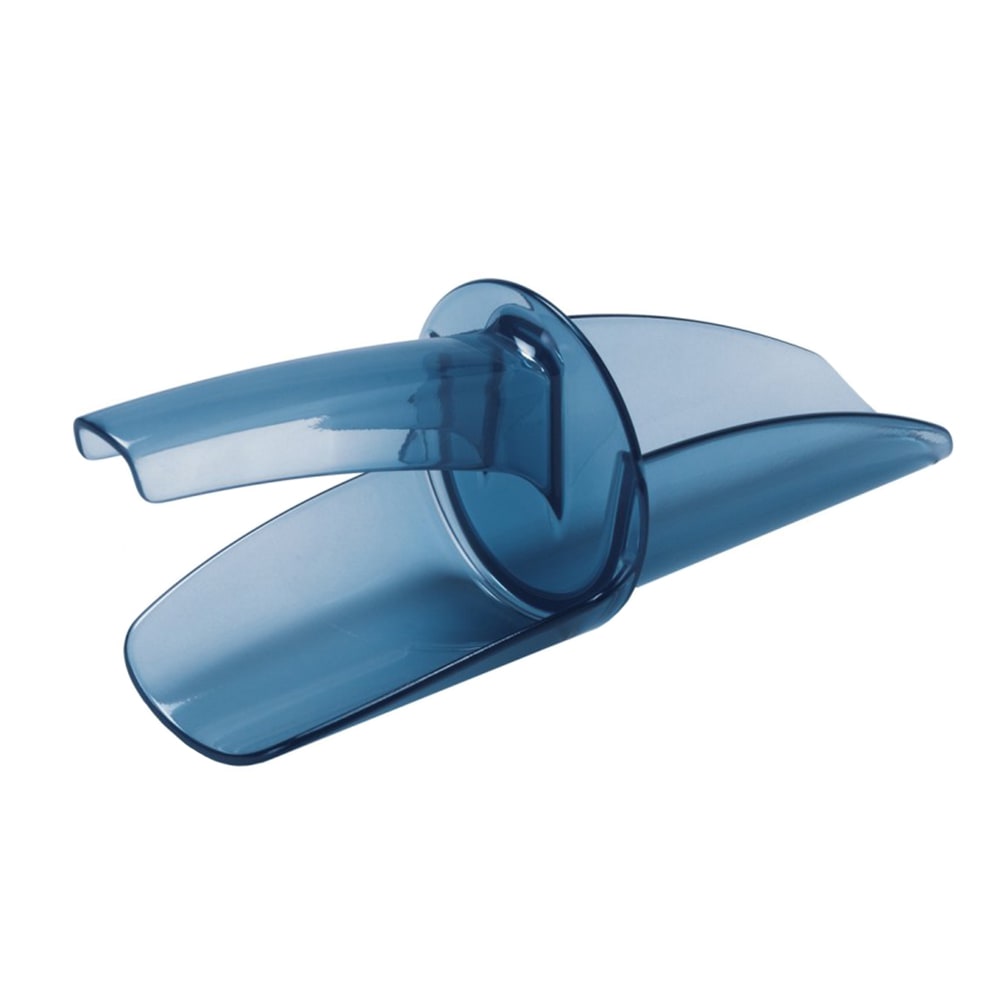 San Jamar SI5500 10 oz Saf-T-Scoop® Round Ice Scoop w/ Knuckle Guard - Polycarbonate